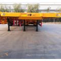 3 Axles Container Semi Trailer Farm Flatbed Trailer